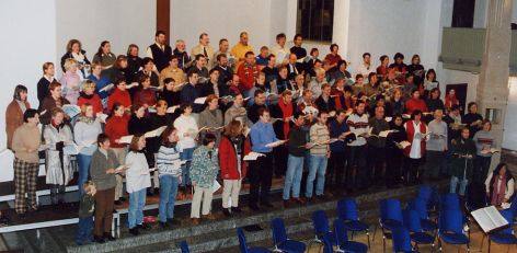 Probe in der Konkordienkirche